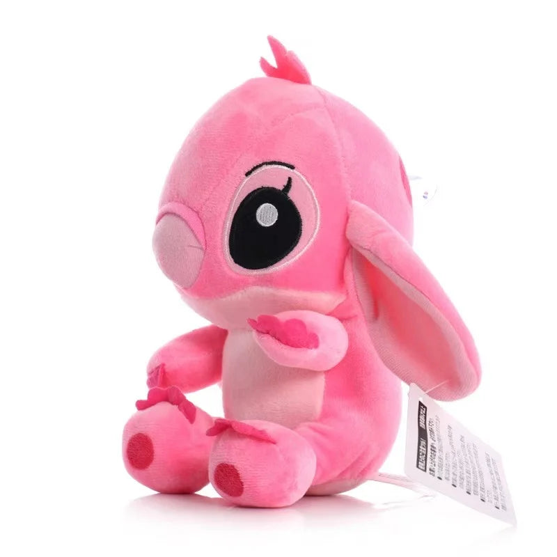 18cm Original Plush Stitch Baby Movie Cartoon Model Doll Children Action Figures Stuffed Toys Pendant Gifts