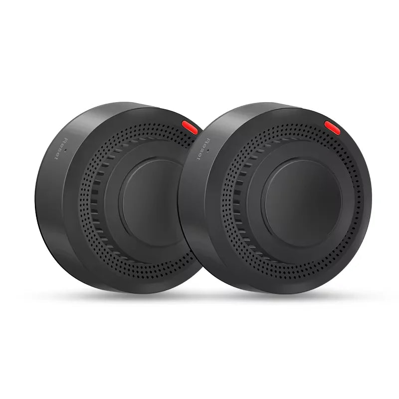 360° Comprehensive Detection, Tuya Smart WiFi Smoke Detector, Remote Monitoring Of Home Safety, Compatible With Alexa And Google