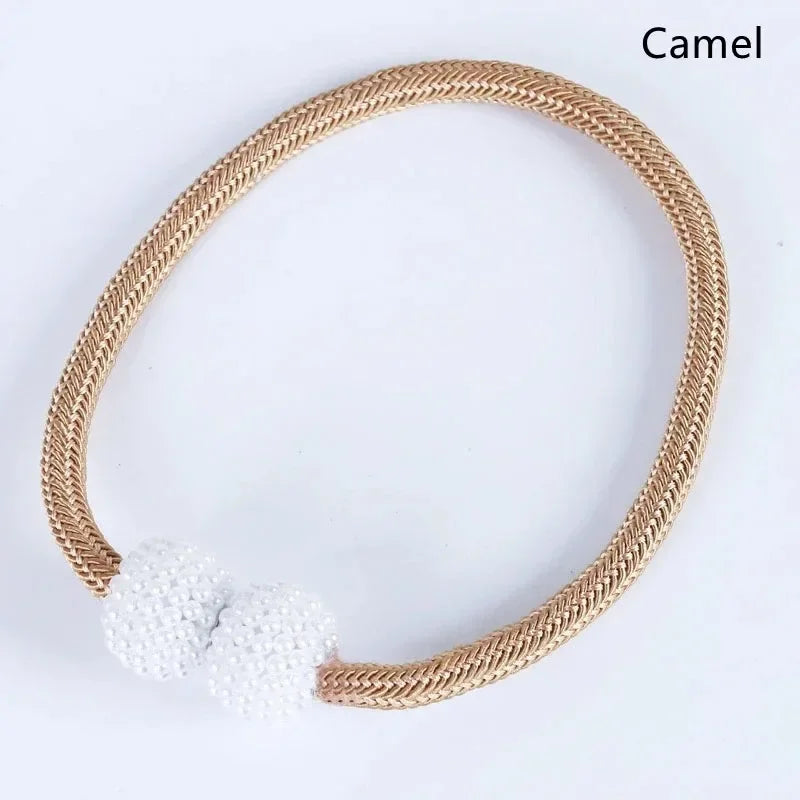 2/4PCS Pearl Magnetic Curtain Clip Curtain Holders Tie Back Buckle Clips Hanging Ball Buckle Tie Back Curtain Decor Accessories