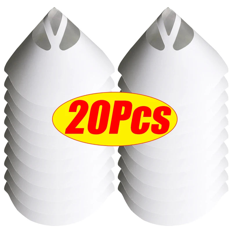 10/100Pcs Disposable Car Paint Spray Mesh Paper Filter Purifying Straining Funnel Paint Filter Conical Nylon Micron Paper Funnel