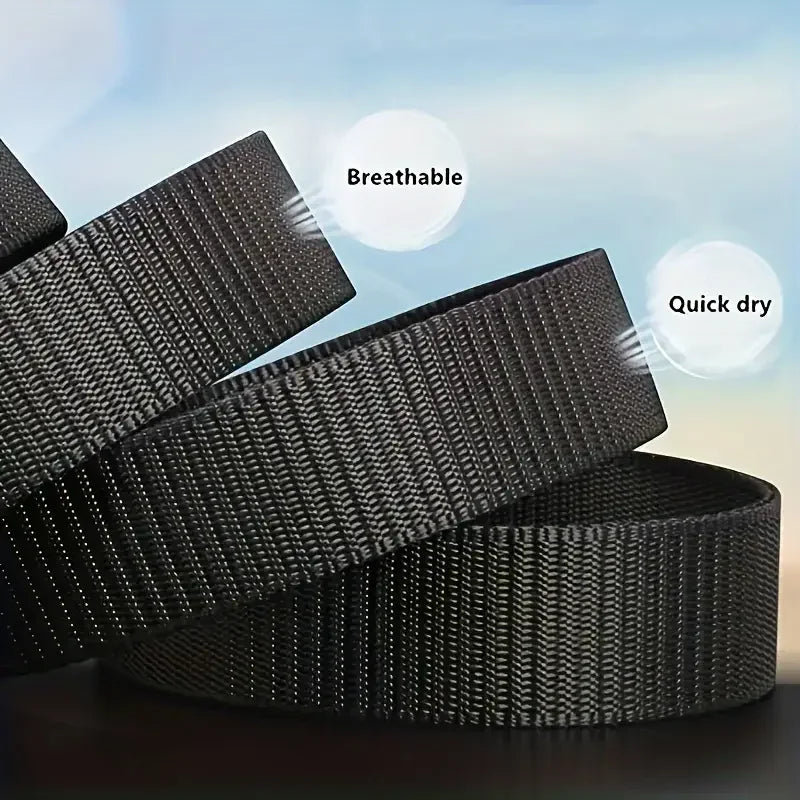 2PC Military Automatic Buckle Nylon Belt Outdoor Hunting Multifunctional Tactical Canvas Belt High Quality Men And WomenBelt