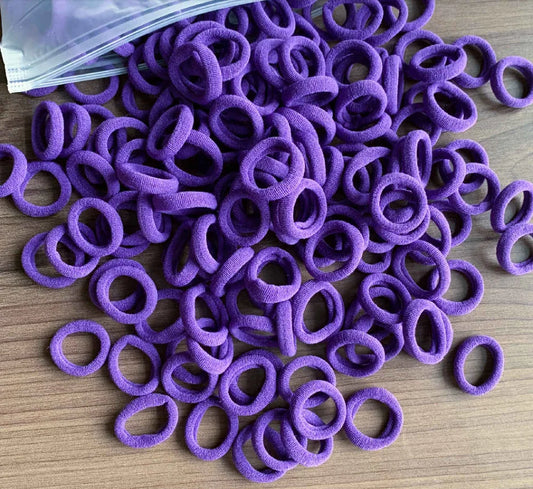 50/100Pcs Hair Bands for Children Colorful Nylon Scrunchie Hair Ties Rubber Band Kids Elastic Hair Leagues Girl Hair Accessories