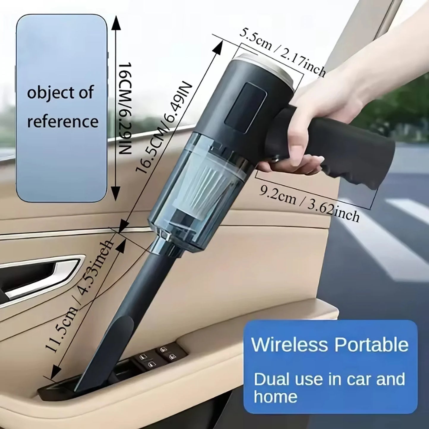 Car Vacuum Cleaner Wireless Multi-Functional Handheld Portable Car Vacuum Cleaner Rechargeable High Power Mop cleaner Cedar mop