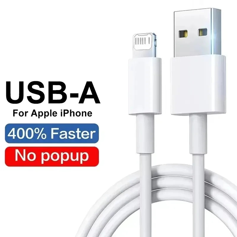 PD 35W Fast Charging USB C Cable For iPhone 6S 7 8 14 Plus 11 12 13 Pro X XR XS Max SE Quick Charger USB Data Line 1m 1.5m 2m 3m