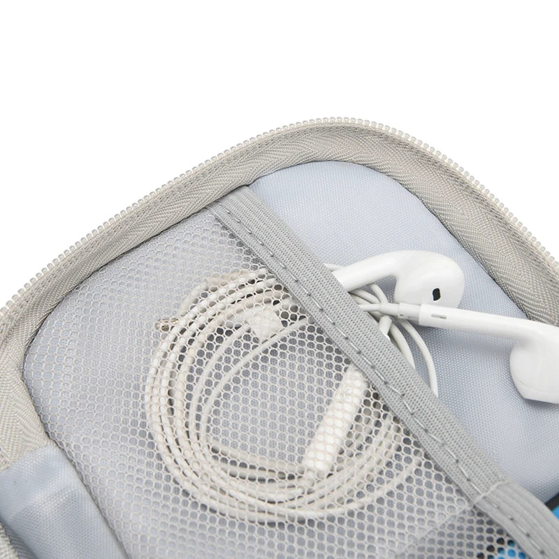 Travel Portable Digital Product Storage Bag: USB Data Cable Organizer, Headset Charging, and More in a Compact Treasure Box Bag
