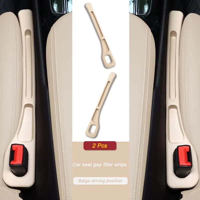 2Pcs Car Seat Gap Filler Side Seam Plug Strip Leak-proof Filling Strip For All Car Model Wallet Phone Holder Car Accessories