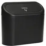 Car Trash Bin Hanging Vehicle Garbage Dust Case Storage Box Plastic Pressing Square Trash Can Type Auto Car Supplies