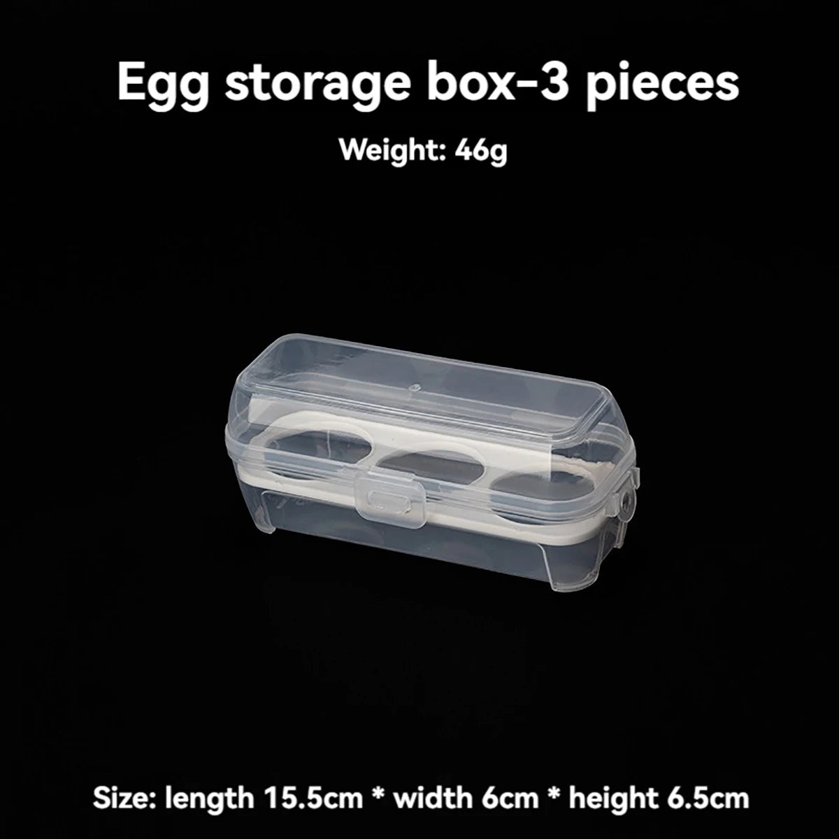 Outdoor Shockproof Egg Box StorageBox, Portable Camping Shatterproof EggTray, Home Plastic Protection Box, TravelShatterproof