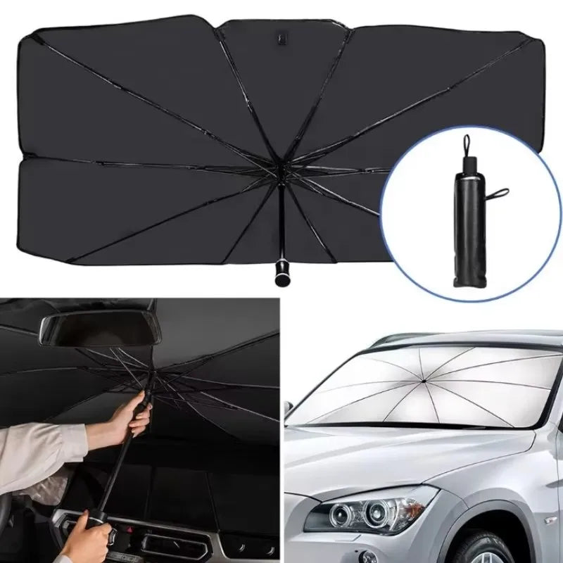 Car parasol Car parasol Retractable parasol Insulated front windshield parasol UV insulated parasol