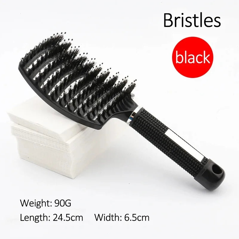 1pc Magic Scalp Massage Hair Brush for Women - Professional Detangling Tool for Wet Curly Hair - Hairdressing Tool
