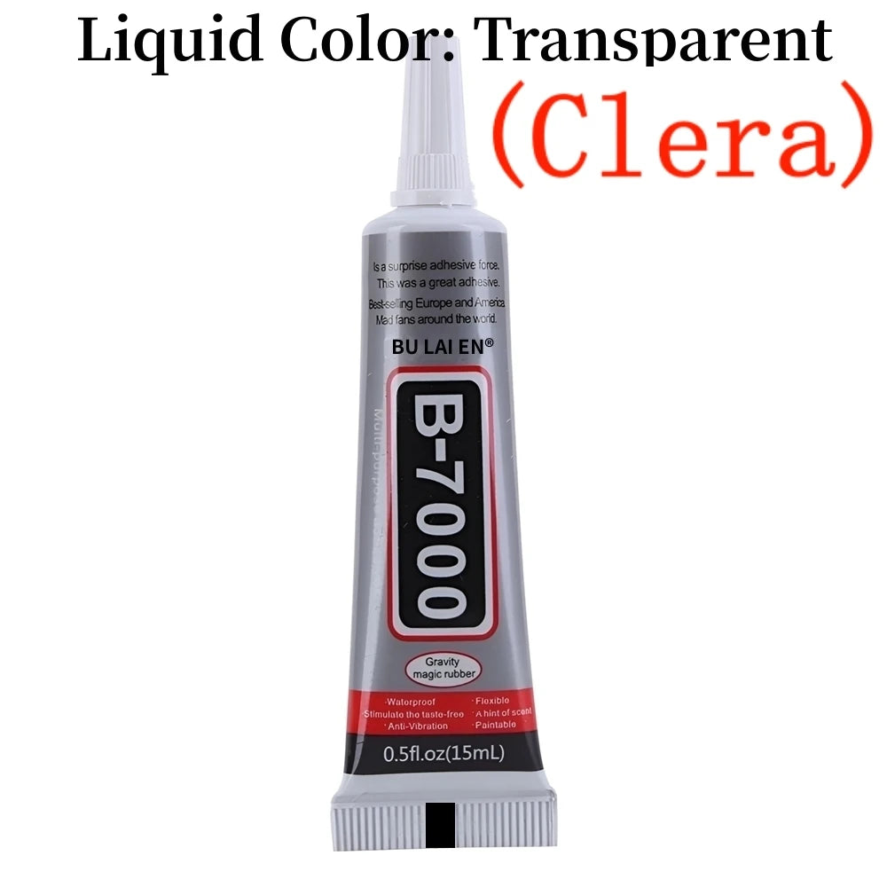 15ML 50ML 110ML B-7000 Clear Contact Phone Repair Adhesive Universal Glass Plastic DIY Glue T7000 with Precision Applicator Glue