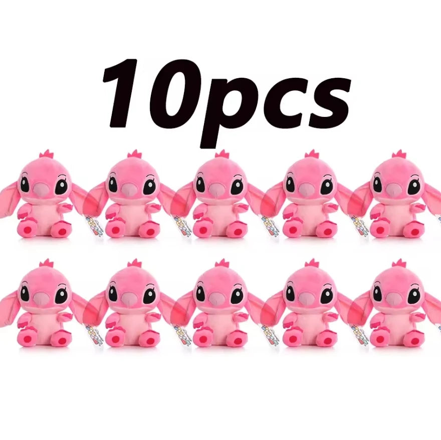 New Disney Cartoon Stitch Angel Scrump Plush Dolls Anime Toys Lilo & Stitch Stich Plush Stuffed Toys Children Birthday Gifts