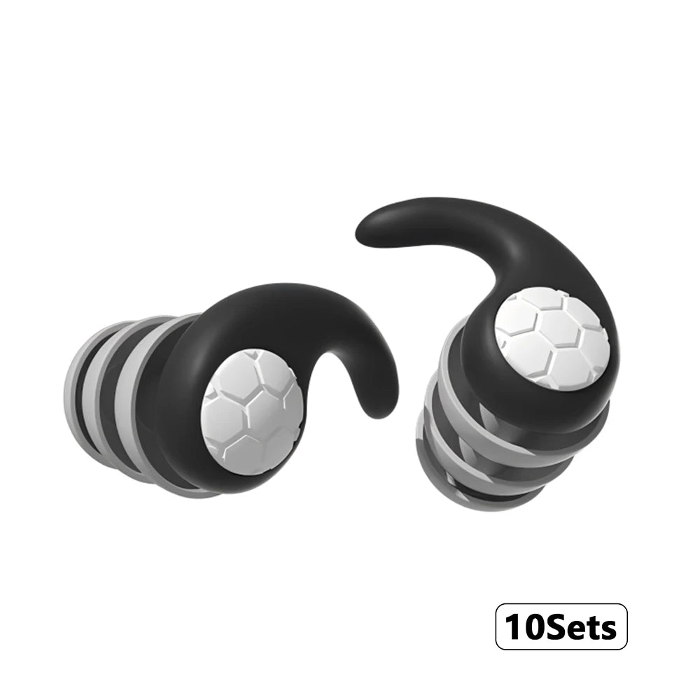3-Layer Silicone Sleep Noise Reduction Earplug Ear Protection Earplugs Anti-Noise For Travel Tapones Para Dormir Earplugs
