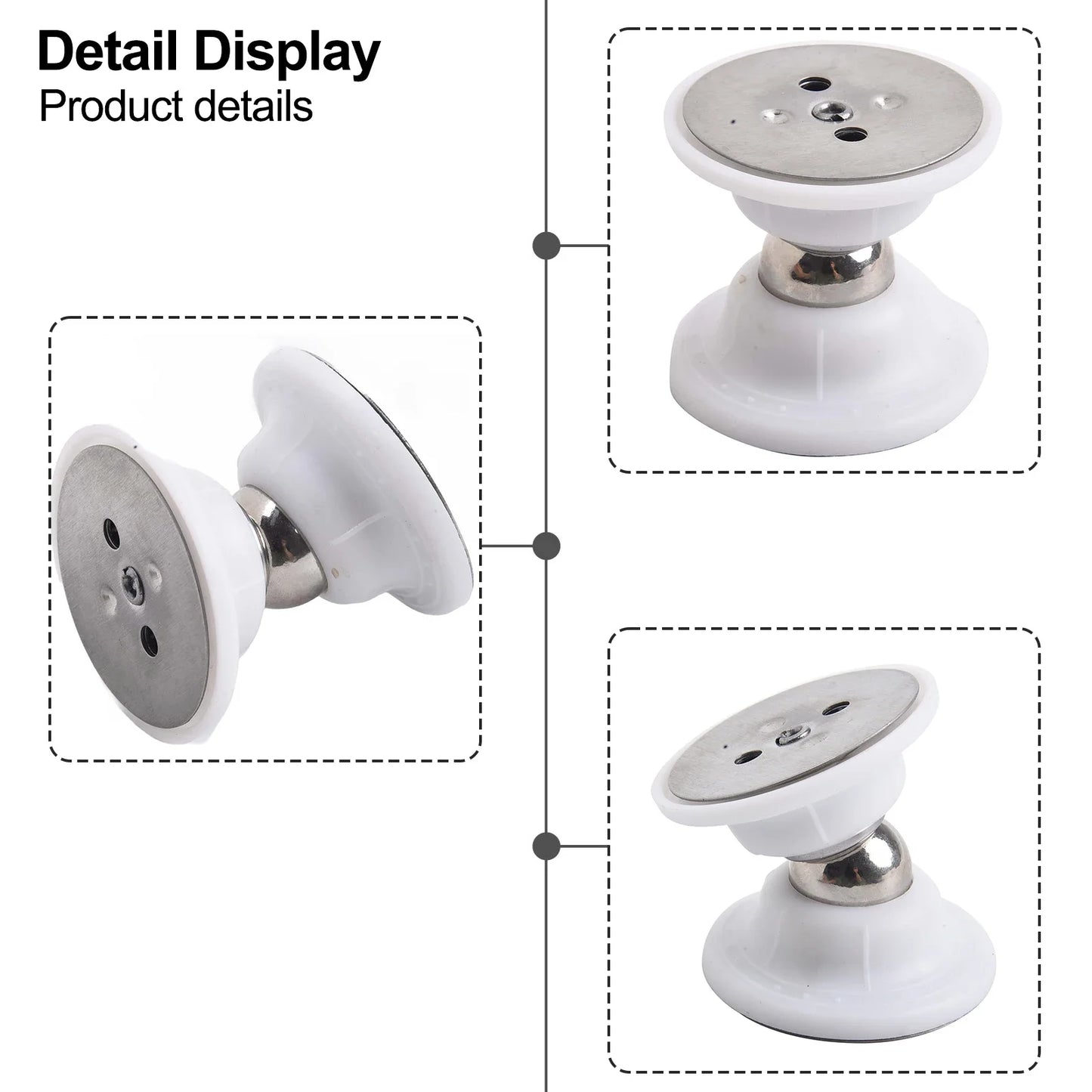 1 Pcs Magnetic Door Suck Hotel Household Strong Magnetic Strong Mute Door Touch Silicone Anti-collision Door Stall Door Stopper