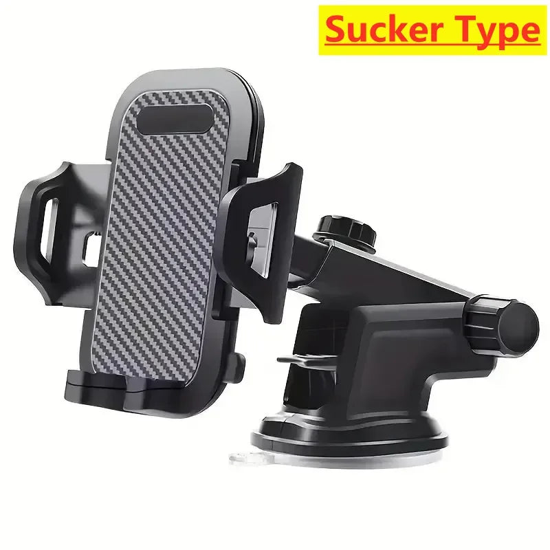 2025 NEW Universal Sucker Car Phone Holder 360° Windshield Car Dashboard Mobile Cell Support Bracket for Smartphones