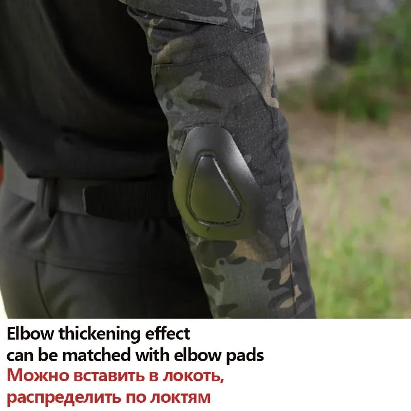 Military Uniform Camouflage Tactical Multicam Suit Men Airsoft Combat Paintball Shirt Coat Pant Soldier Sniper Hunting Clothes