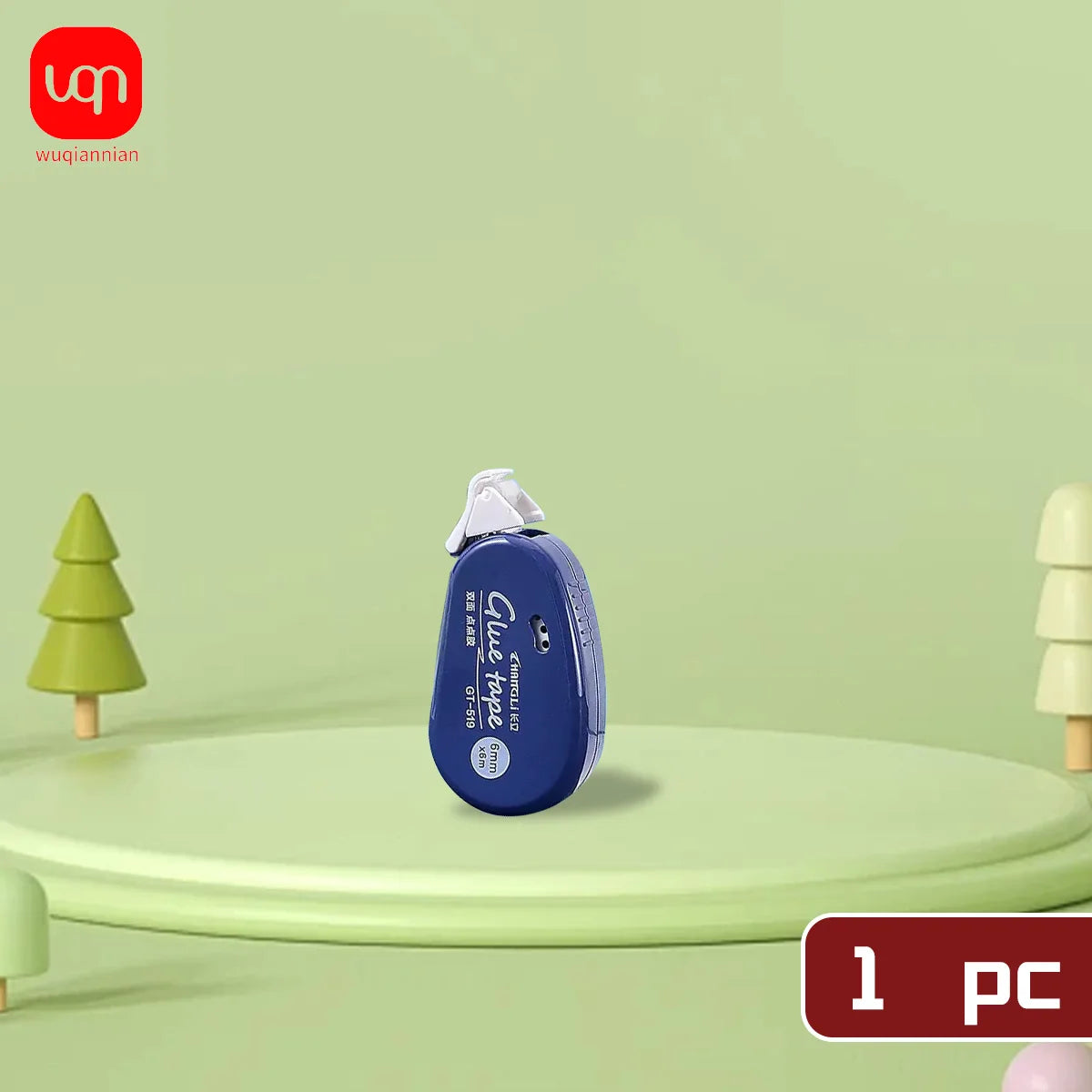 WQN Double-sided glue tape DIY scrapbook collage book School stationery roller tape 6m*6mm