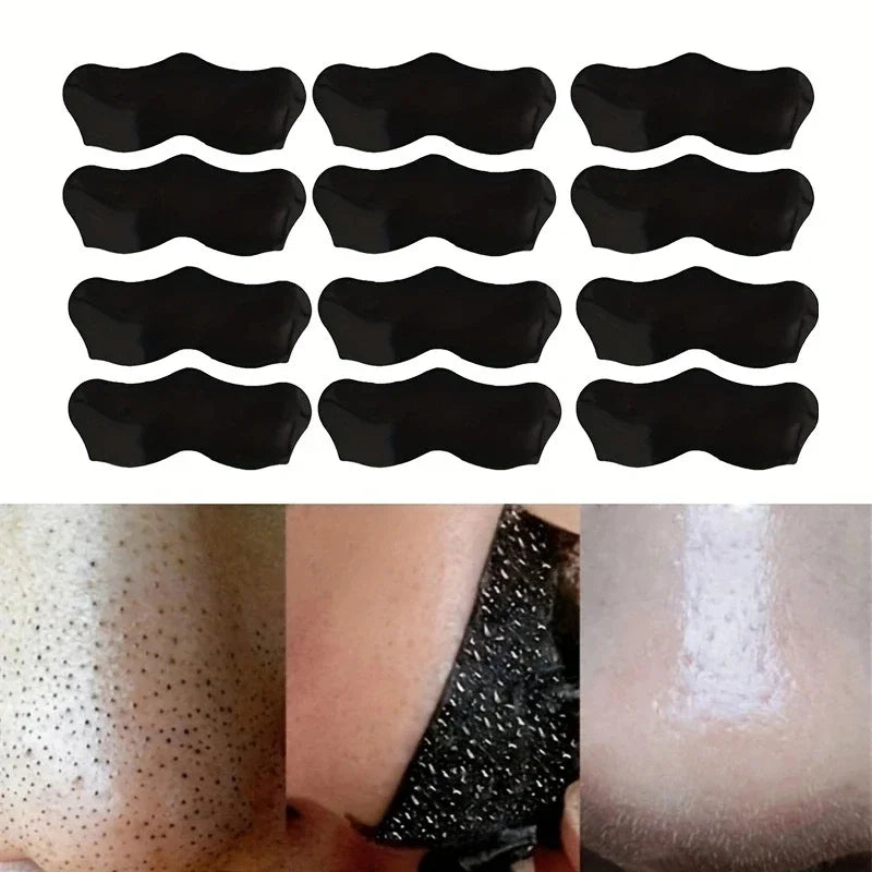 10/20/50PCS Nose Blackhead Remover Mask Shrink Pore Acne Treatment Sticker Black Dots Strips Nose Deep Cleansing Cleane