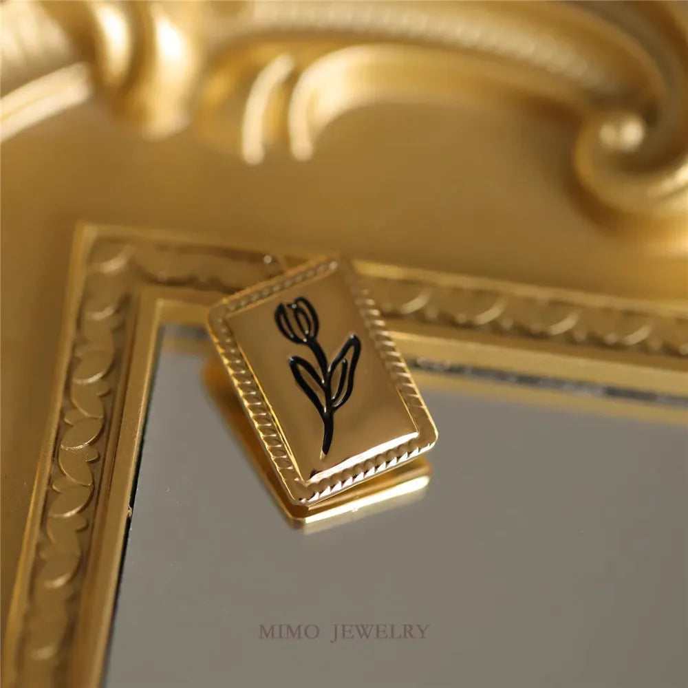 19 Different Styles Titanium Steel Plated 18k Gold DIY Jewelry Bracelet Handmade Sweater Chain Charm Pendant Accessories