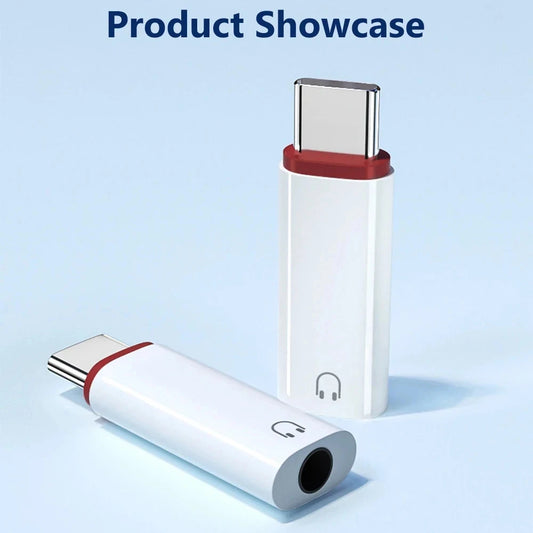 3.5mm Female to Type C Male Adapter For Samsung For Xiaomi Redmi Huawei Wired Headset Converter OTG Earphone Audio AUX Adapter