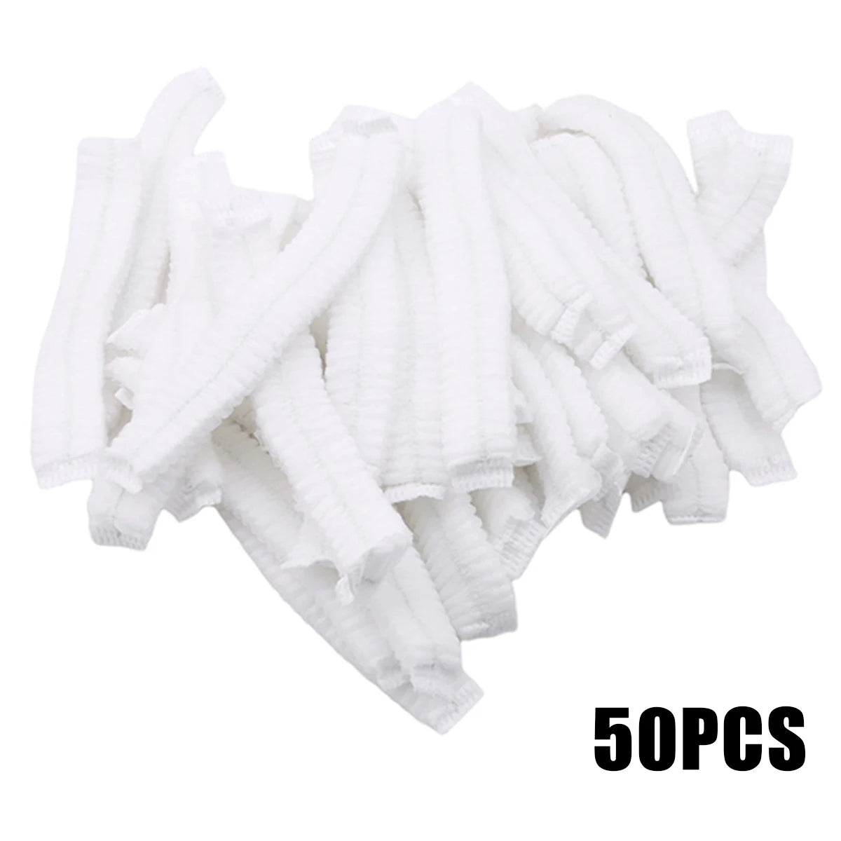 50/100PCS Disposable Hair Head Caps Non Woven Dustproof Cap Eyelash Extension Makeup Tool Breathable Shower Bathing Hats