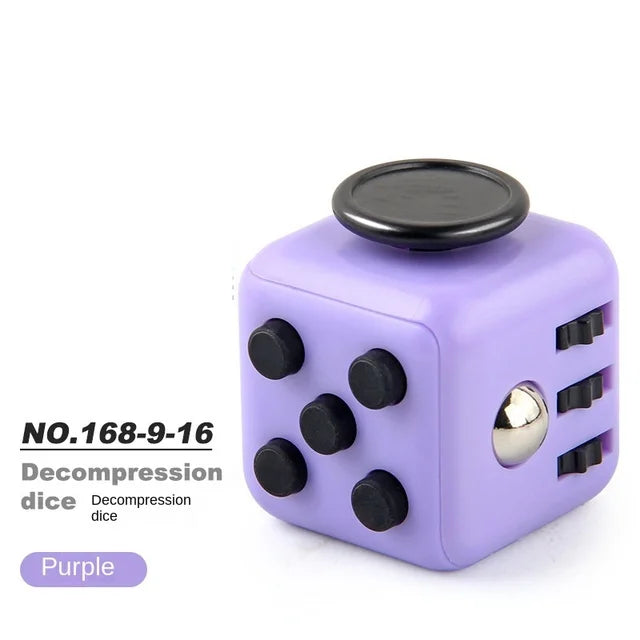 Colorful irritability stress relief dice release stress autism anxiety relief stress relief children anti-stress fingertips