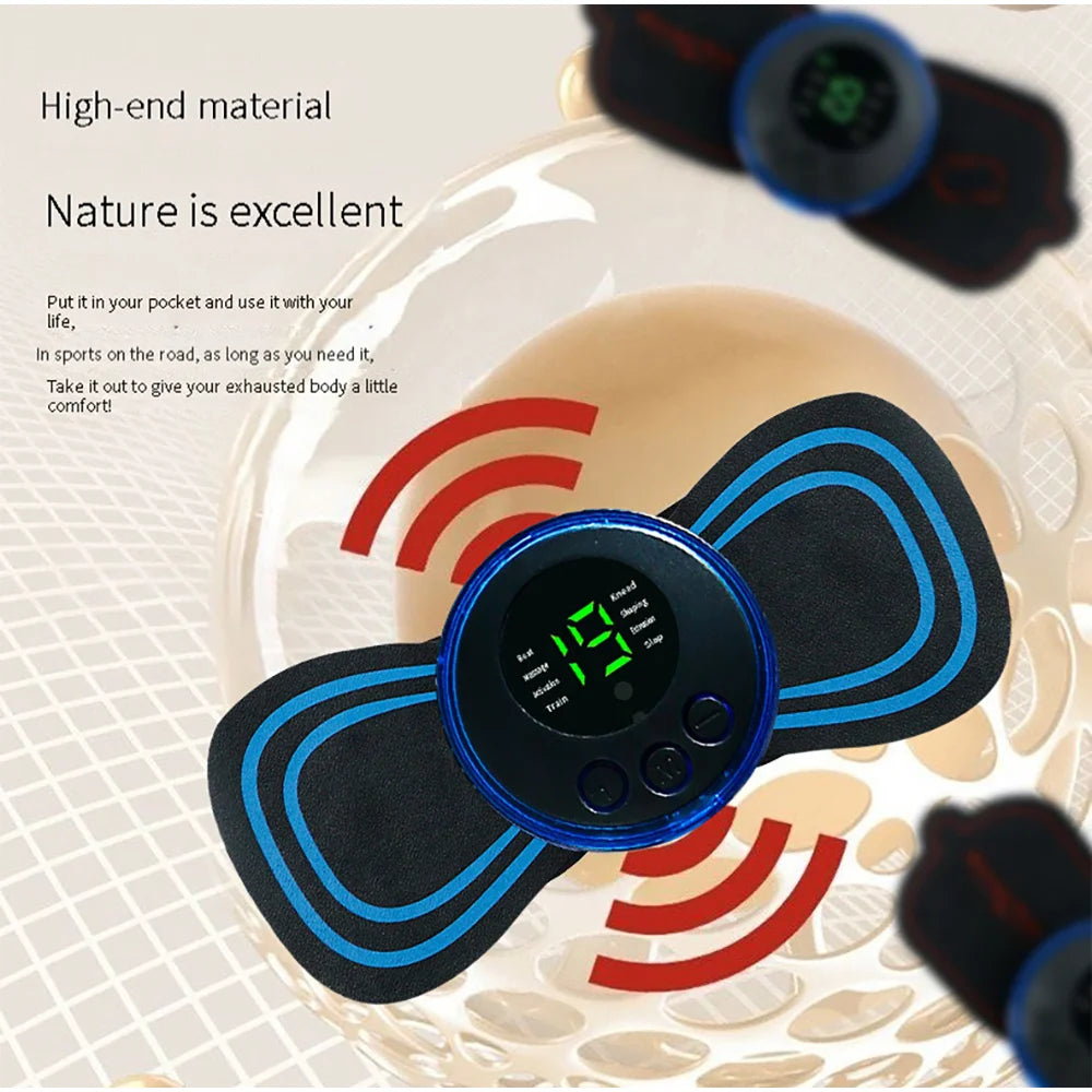 Multi functional intelligent mini massage stick portable neck massager shoulder and neck massage stick USB charging model