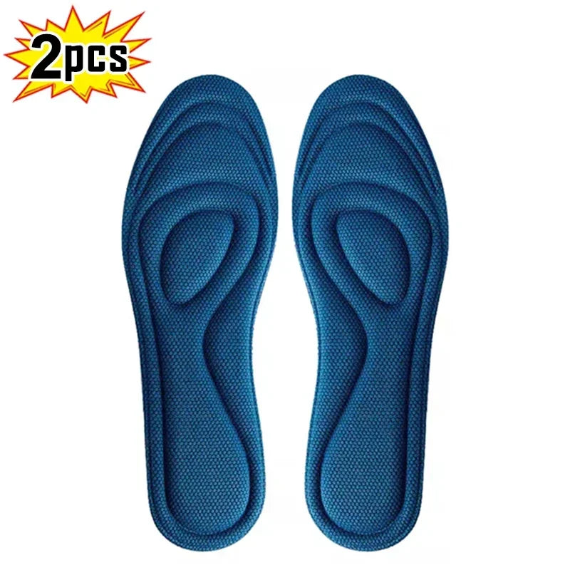 1/2 Pairs Memory Foam disposable Insoles for Shoes Antibacterial Deodorization Sweat Absorption Insert Sport Shoes Pads