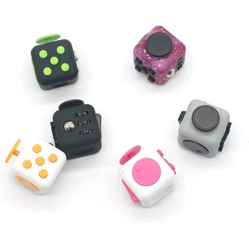 Colorful irritability stress relief dice release stress autism anxiety relief stress relief children anti-stress fingertips