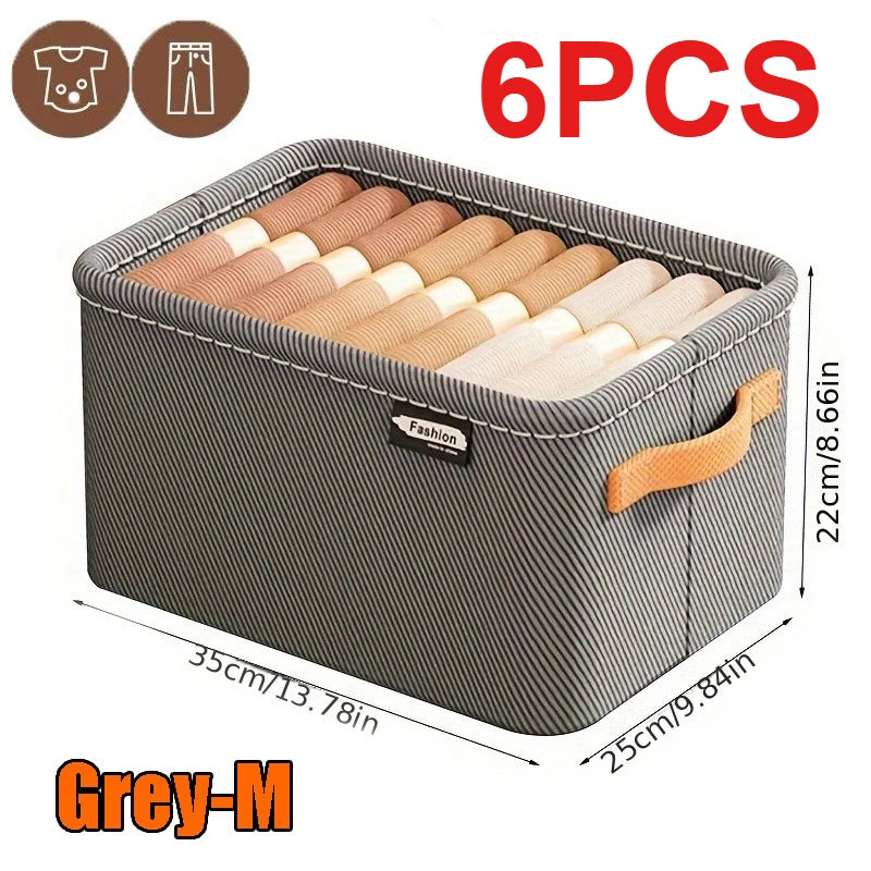 Thicken Clothes Organizer Pants Sweater Storage Cabinets Drawers Organizer Jeans Storage Box Wardrobe Clothes Storage Organizers