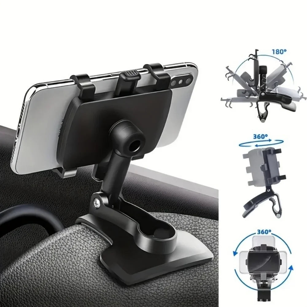 Universal Car Phone Holder For iPhone Samsung Xiaomi Stand Dashboard Car Clip Mount GPS Bracket Car Mobile Phone Support in Car