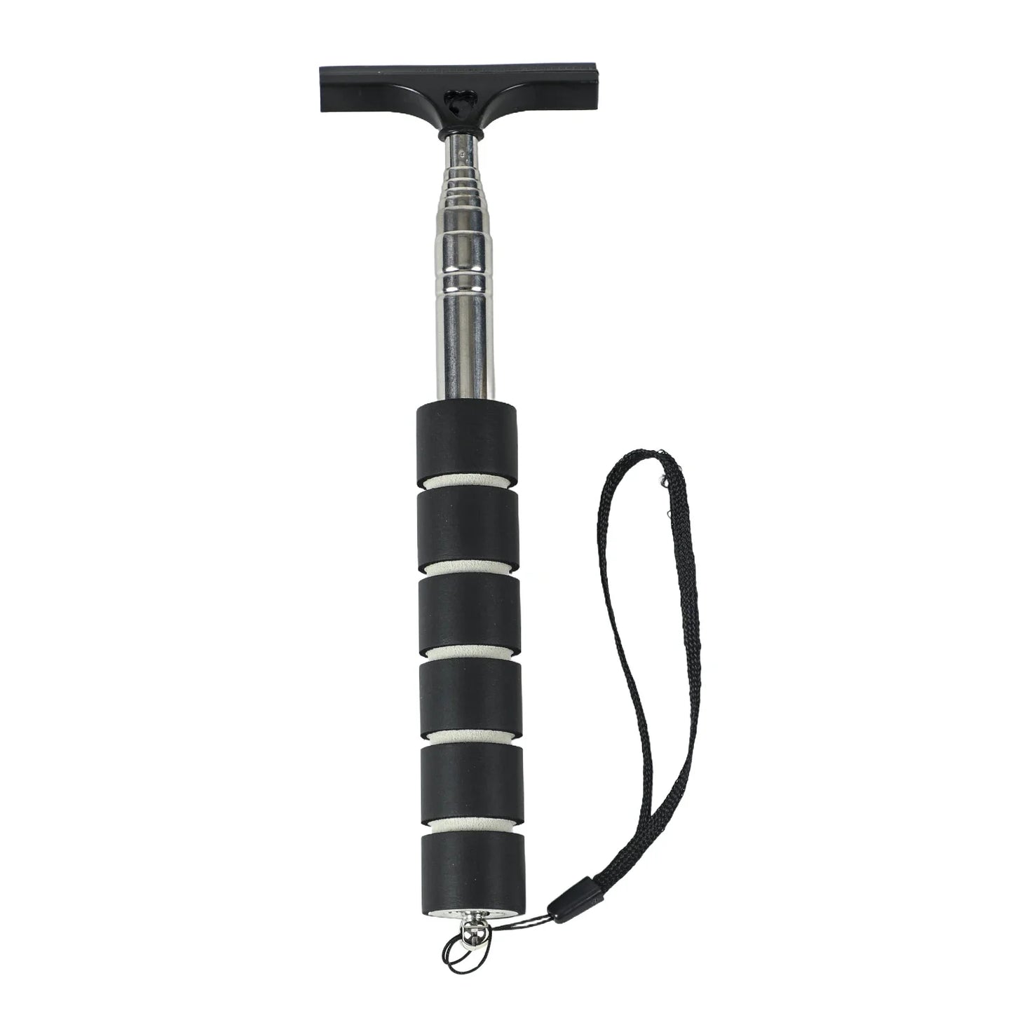 Car Rearview Mirror Wiper Telescopic Handle Car Rearview Mirror Wiper Durable Stainless Auto Glass Cleaning Tools Cleaning Brush