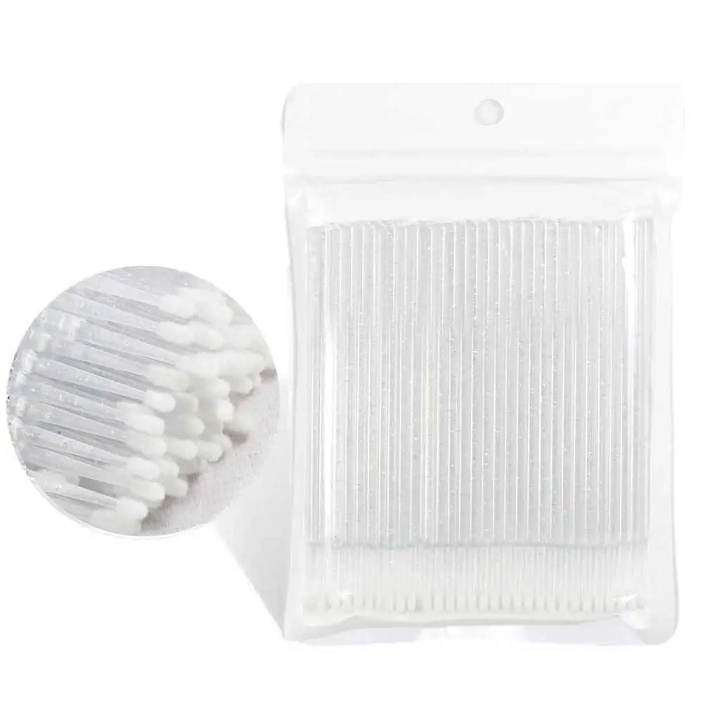 Disposable MicroBrush Eyelashes Extension Individual Lash Removing Swab Micro Brush For Eyelash Extension Tools