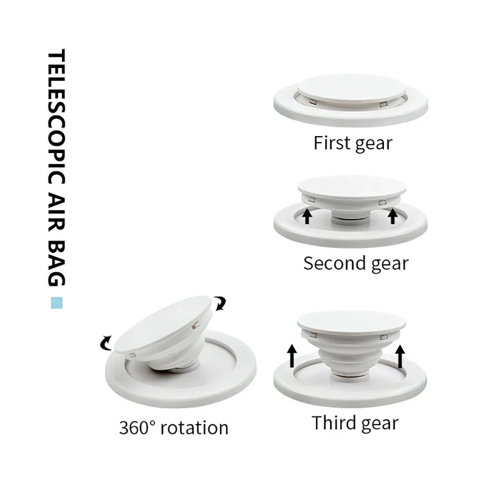 Magnetic Mobile Phone Grip Holder Folding Socket Pocket Support for Magsafe IPhone Mac Samsung Safe Ring Finger Expanding Stand