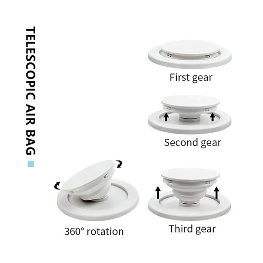 Magnetic Mobile Phone Grip Holder Folding Socket Pocket Support for Magsafe IPhone Mac Samsung Safe Ring Finger Expanding Stand