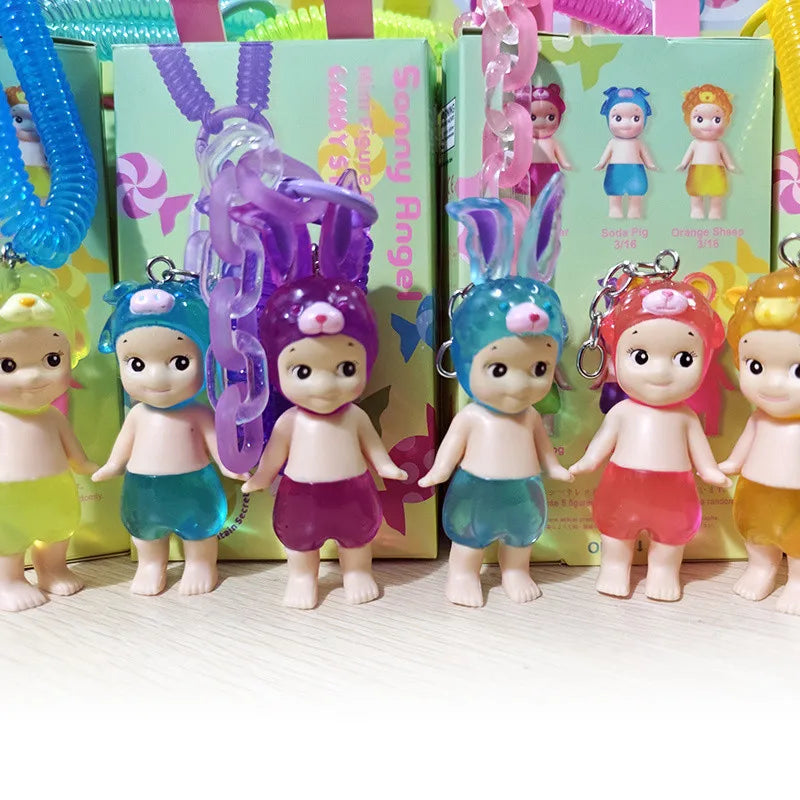 Candy House Angel Keychain Blind Box Doll Bag Pendant Handmade Creative Cartoon Toy Birthday Valentine'S Day Gift Mystery Boxes