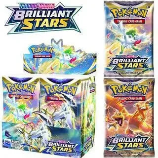 324/360 Pcs/Set Pokemon Card Brilliant Stars 151 Prismatic Evolutions PALDEAN FATES English Booster Battle Transaction Card.