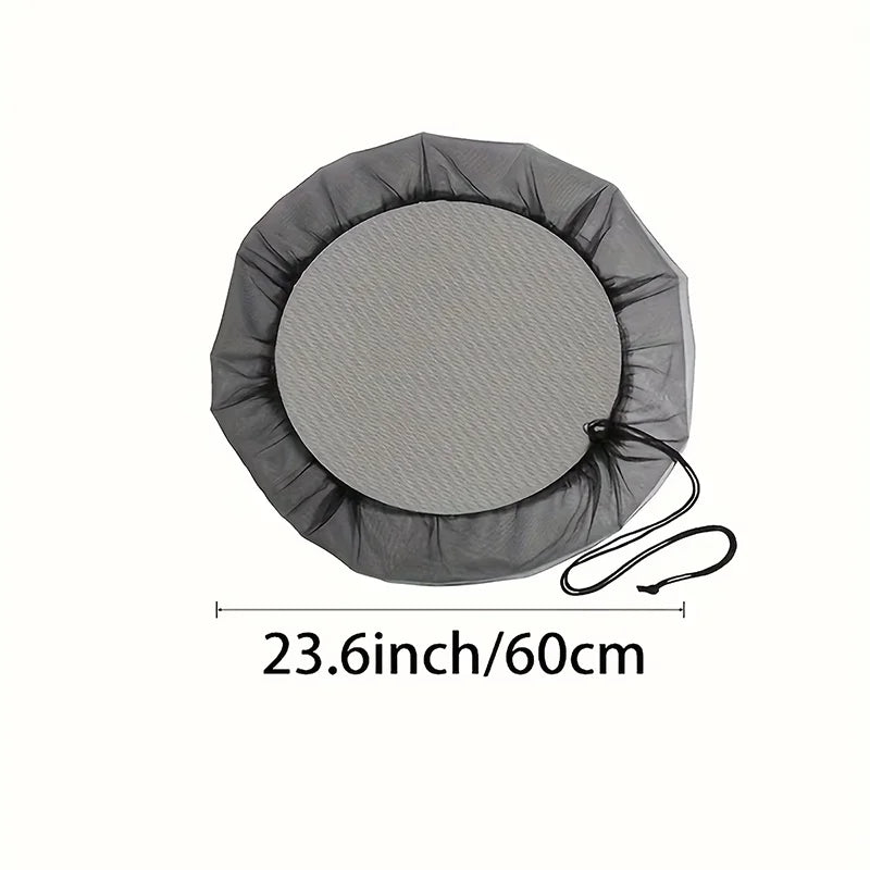Rain Barrels Screen Water Bucket Covers,Rainwater Collector Tank Net Cover,Rain Water Collection Bucket Netting with Drawstring
