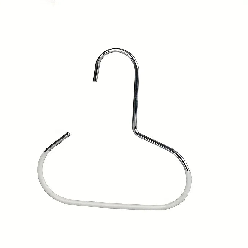 5pcsVersatile Manganese Steel Round Hook - Perfect for Hats, Ties, Scarves & Bags, Strong Load-Bearing, Non-Deformable