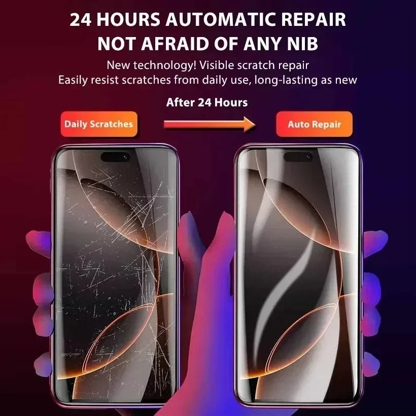 5Pcs Hydrogel Film for IPhone 16 14 13 12 11 15 Pro Max Mini 7 8 14 15 16 Plus Screen Protector for IPhone X 17 XS MAX Not Glass