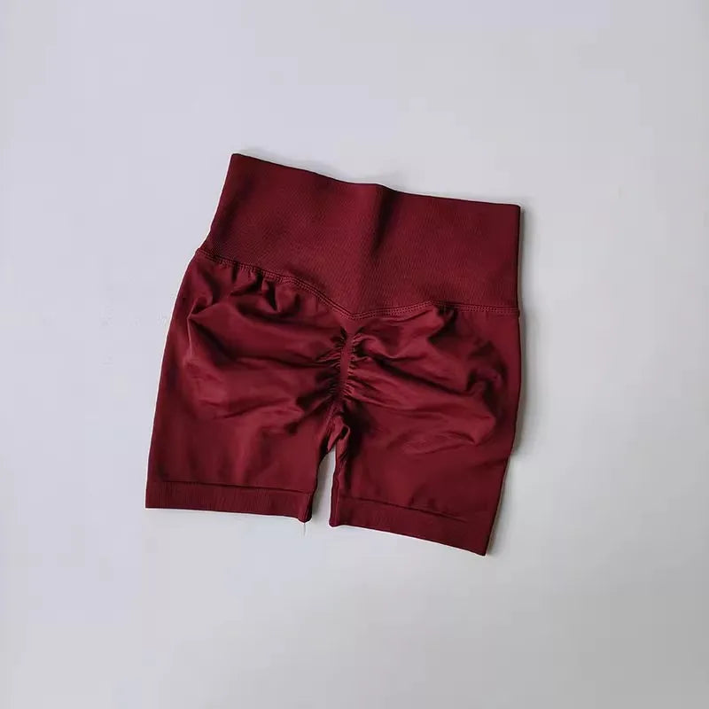 Women's sports shorts, Peach Hip Lifting , High Waist and Waist Tightening for Slimming, Running Training