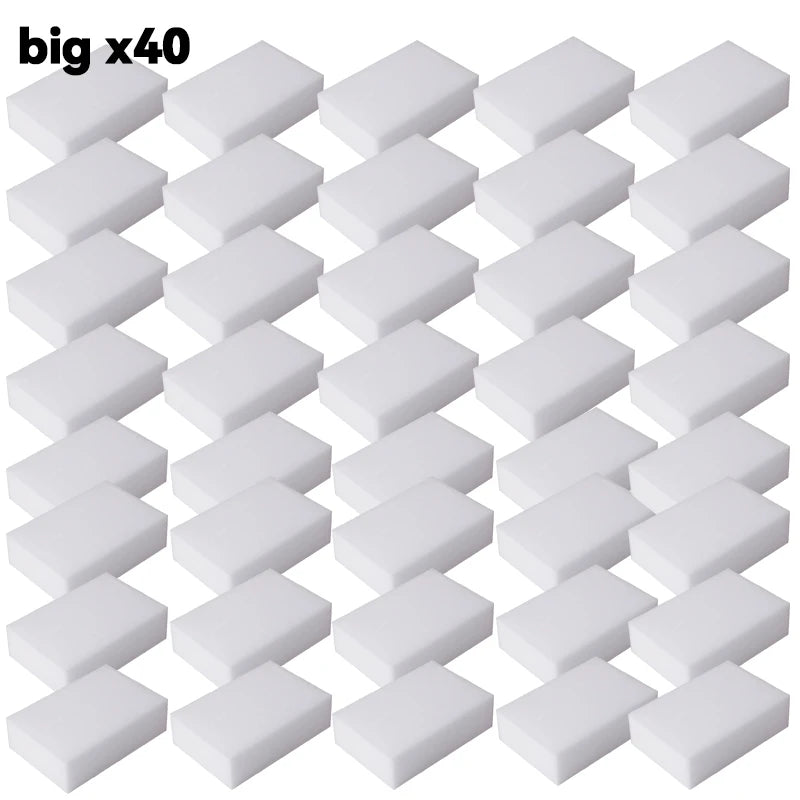 5 or 50pcs Magic Melamine Sponge Eraser Cleaner Strong Absorbent Kitchen Bathroom Cleaning Tools Household Supplies Sponges