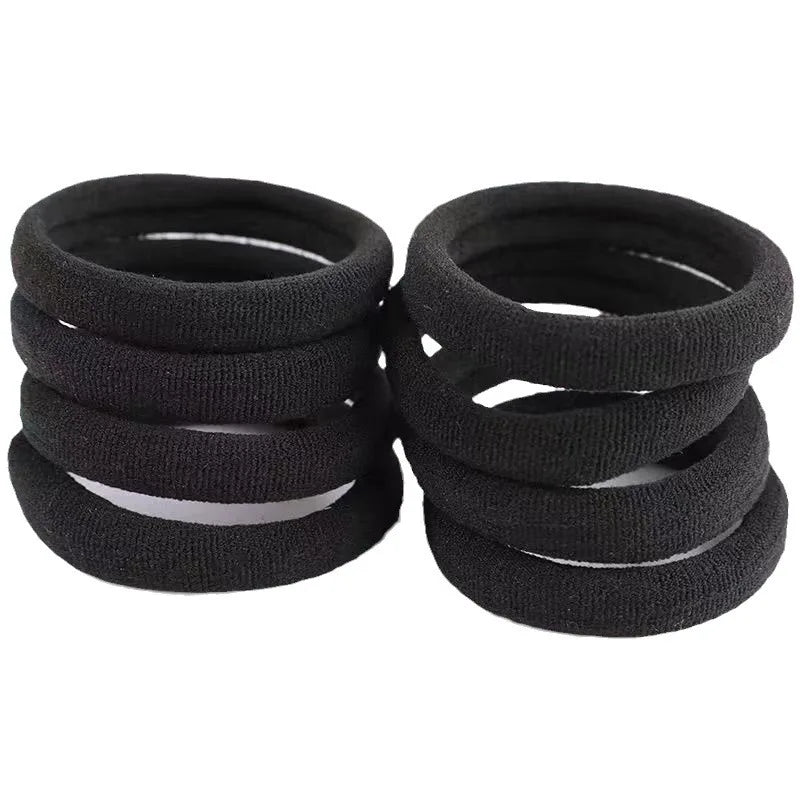 50/100pcs Black Hair Bands for Women Girls Hairband High Elastic Rubber Band Hair Ties Ponytail Holder Scrunchies Accessorie