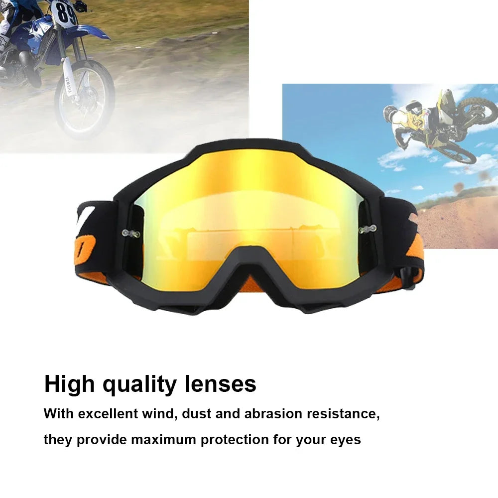 Protective Goggles Outdoor Motorcycle Windproof Sandproof Eyewear Motorcycle Accessories Ski Glasses Racing Off Road Goggles
