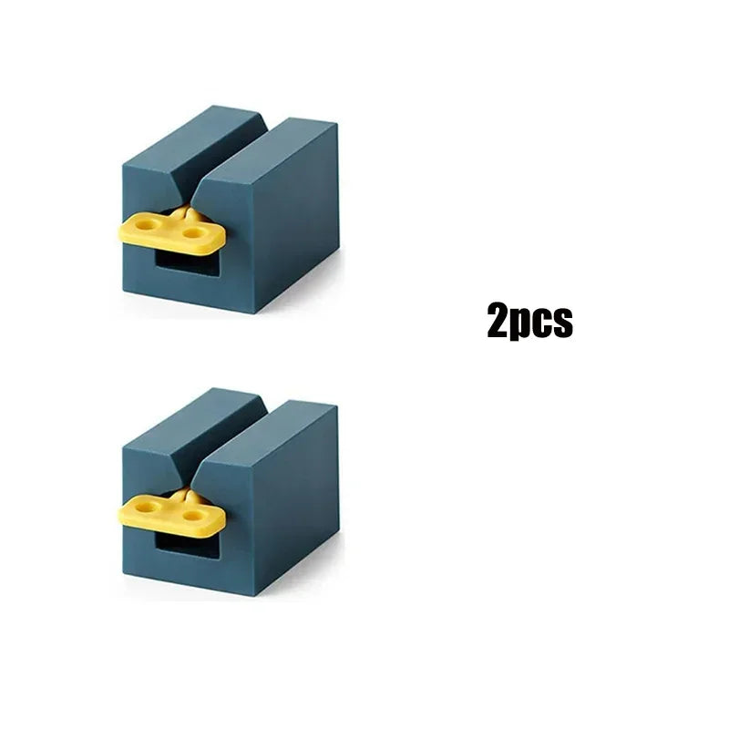 Toothpaste squeezer, roller tube toothpaste squeezer with frosted handle, toothpaste holder, vertical bathroom organizer