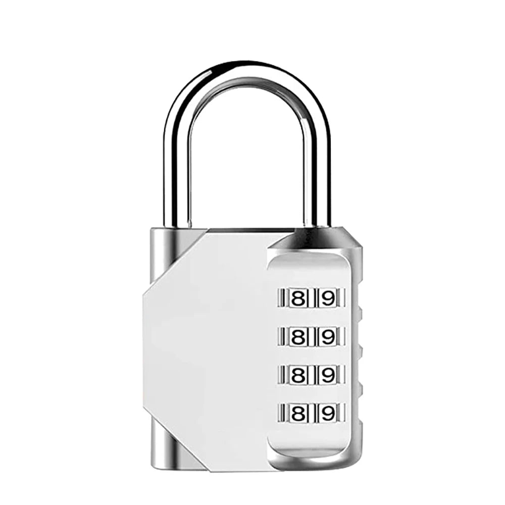 1/2pcs Combination Lock Resettable 4 Digit Padlock with Combination Waterproof and Heavy Duty Combination Padlock Outdoor
