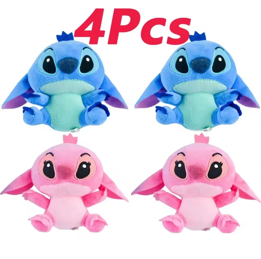 New Disney Cartoon Stitch Angel Scrump Plush Dolls Anime Toys Lilo & Stitch Stich Plush Stuffed Toys Children Birthday Gifts