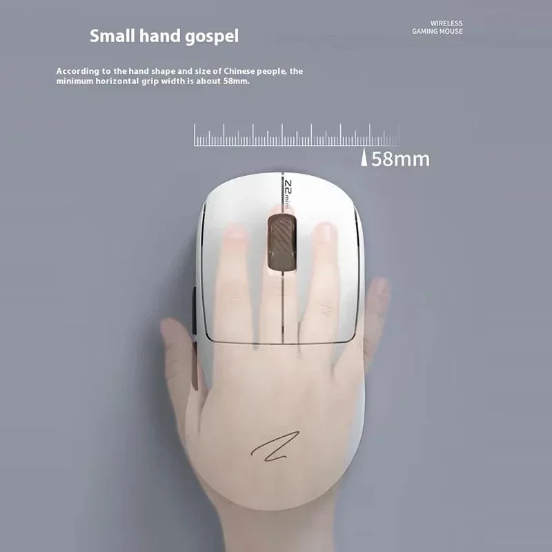 Zaopin Z2 Mini MAX 3Mode Gaming Mouse 2.4G Bluetooth 8K Wireless Low Latency Gamer Mouse Office E-sports Customized Mouse Gifts