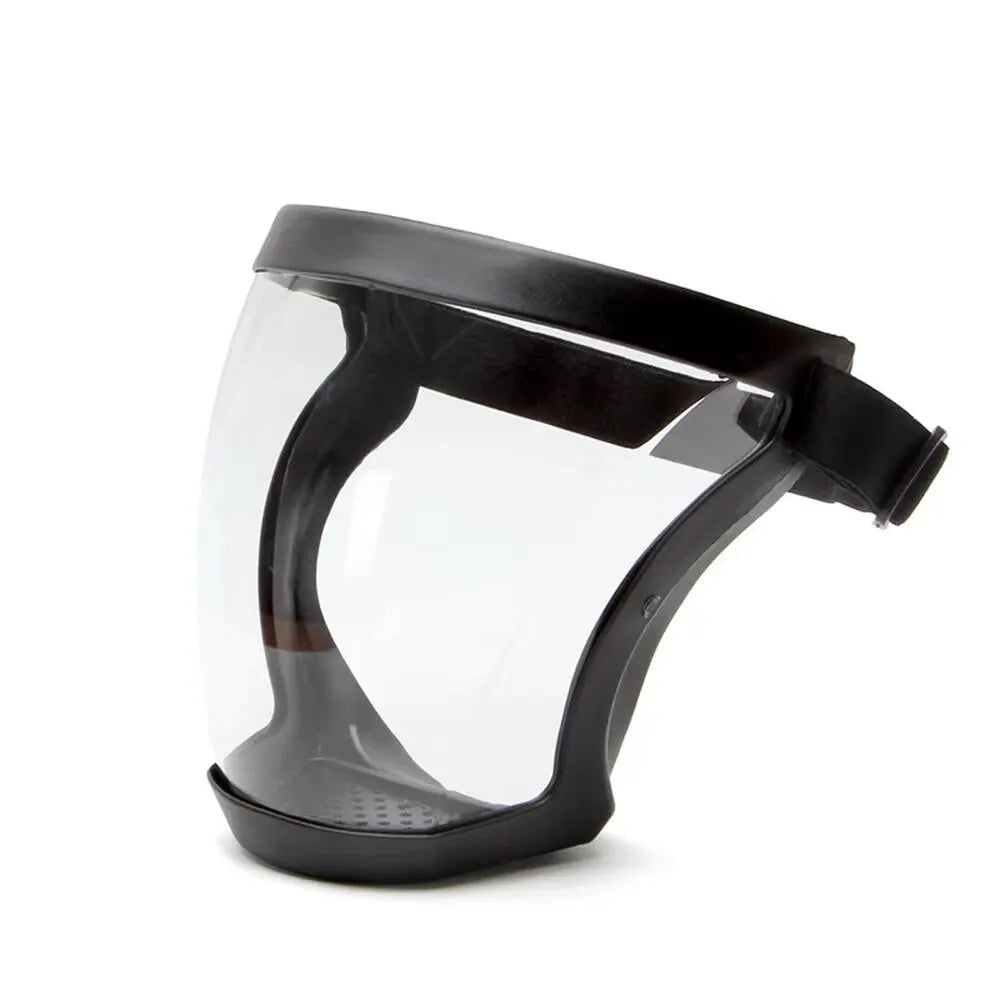 Dust And Anti-Fog Transparent Mask High-Definition Fog-Free Welding Eyewear Head-Mounted Full-Face Protection