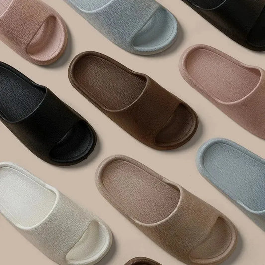 EVA Men Sandals Flip Flops Man Slippers Solid Color Simple Non-slip Soft Sole Comfortable Shower Slippers Outdoorf Couple Shoes